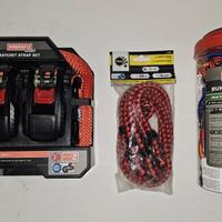 Set di cinghie a cricchetto e corde elastiche