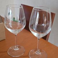 2 calici incisi a mano