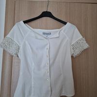 Camicia Pinko bianca 100% cotone tg M