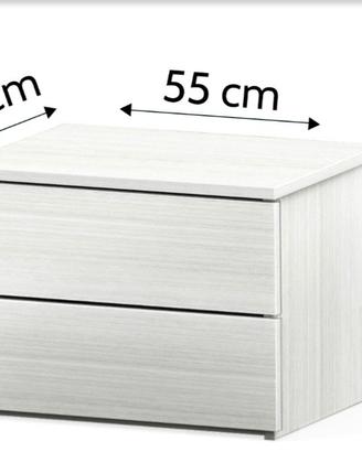 2 comodini Mondo Convenienza 