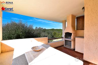 Trilocale con ampia veranda - Rena Majore