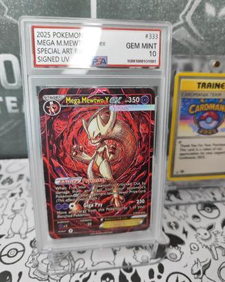 Pokemon  Mega Mewtwo y Ex SAR fanmade 