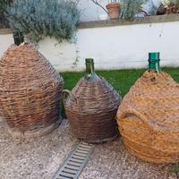 Damigiane in vetro