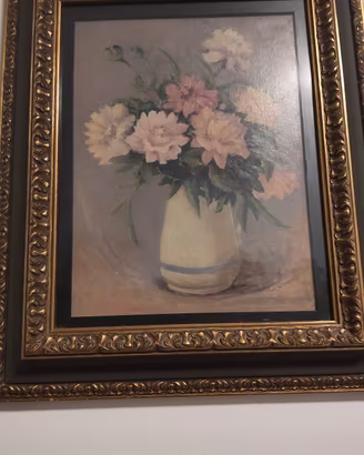 Anita Conti Olio fiori 50x60 Bénézit