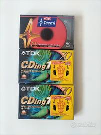 audiocassette nuove da registrare 