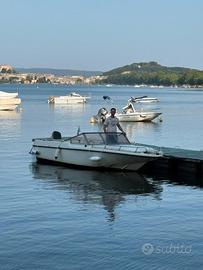 Barca 580,Mercury 40/60,carrello Cresci 10q.li