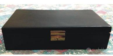 Beauty Case Uomo anni 30 Vintage in eco pelle