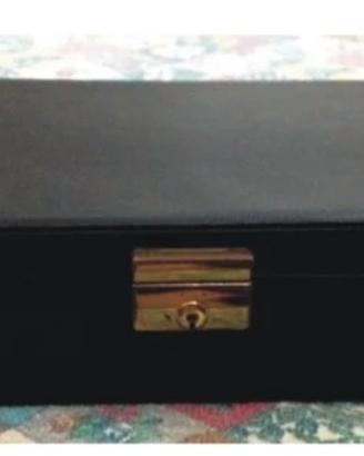 Beauty Case Uomo anni 30 Vintage in eco pelle