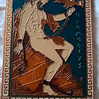 Quadretto raffigurante il mito greco Prometeo