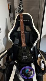 Chitarra Elettrica Ibanez GRX70QA+Accessori+Ampli