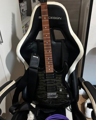 Chitarra Elettrica Ibanez GRX70QA+Accessori+Ampli