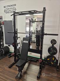 Combo Rack + Smith Machine atx tenuta bene.