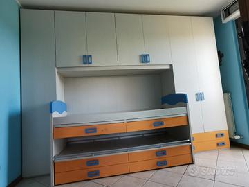 cameretta bimbi colorata 