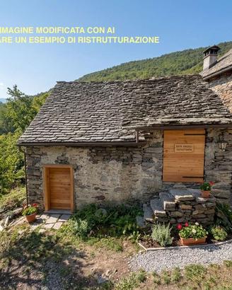 RUSTICO/STALLA DA RISTRUTTURARE CON VISTA AD ANDOS