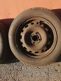 5 ruote con dischi 175/65/14 82t