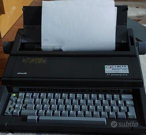 Olivetti ET Personal  510 accesa ok+ fodera verde 