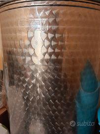 Contenitore botte acciaio inox