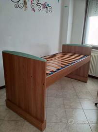 Letto rialzato con rete