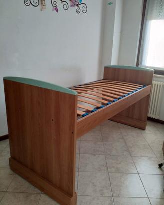 Letto rialzato con rete