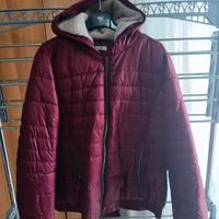 Giubbotto Piumino Donna rosso bordeaux invernale