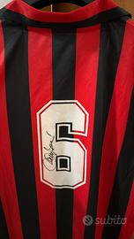Maglia del Milan di Baresi autografata