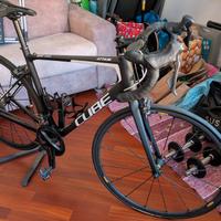 Bicicletta da corsa Cube Attain Race tg56 carbonio