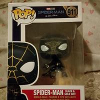 Spider-man Black & Gold Suit 911 Funko Pop