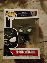 Spider-man Black & Gold Suit 911 Funko Pop