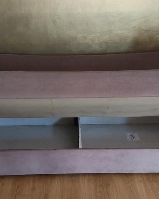 divano letto con cassettone 
