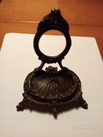 Accessorio scrivania orig. epoca '800 bronzo