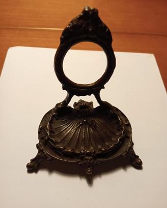 Accessorio scrivania orig. epoca '800 bronzo