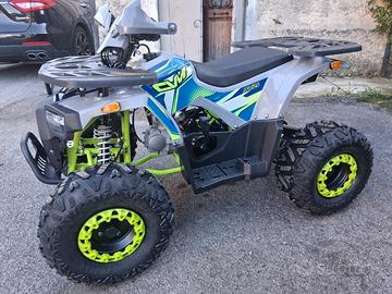 QUAD 125 R8 CON PORTAPACCHI VERDE E BLU