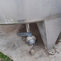 Cisterna inox 100 hl per stoccaggio liquidi