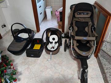 Trio Chicco Activ3 - Passeggino, ovetto, navetta 