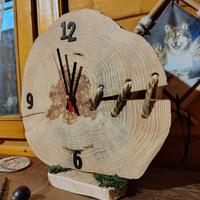 orologio artigianale legno pezzo unico