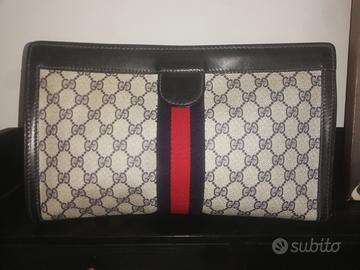 Borsa Pochette Vintage anni 80 Gucci Parfums 38 GG
