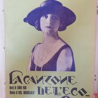 antico spartito musicale ANNA FOUGEZ