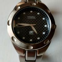 Orologio vintage Fossil Blue AM-3287 100 Meters