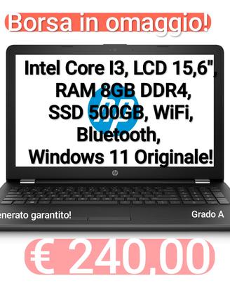 Notebook I3 rigenerato grado A