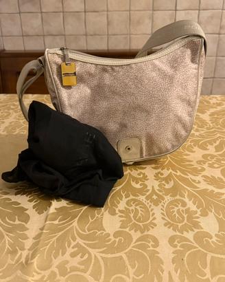 Borsa Borbonese mezzaluna beige