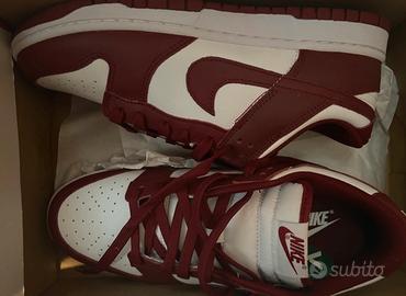 Scarpe Nike Dunk Low Rosse e Bianche