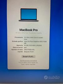 Macbook Pro 13” 2019 touchbar