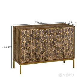 Mobili moderno, oro diamante