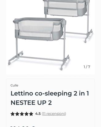 LETTINO CULLA NEXT TO ME KINDERCRAFT NESTE UP 2
