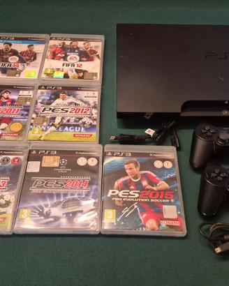 Sony PlayStation 3 PS 3 Slim CECH-2004A + 7 giochi