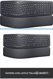 Logitech ERGO K860 Wireless Tastiera Unifying
