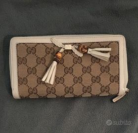 Portafoglio Gucci Continental Bamboo - Autentico