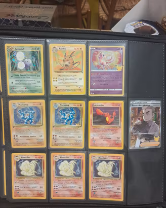 Carte pokemon vintage - set base pikachu