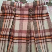 gonnellina di lana in panno 