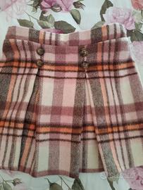 gonnellina di lana in panno 